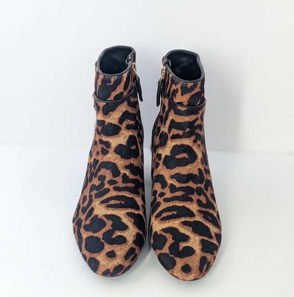 NWOT Lauren Ralph Lauren Leopard Ankle Boots - Picture 6 of 16